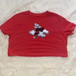 Nike crop top tee